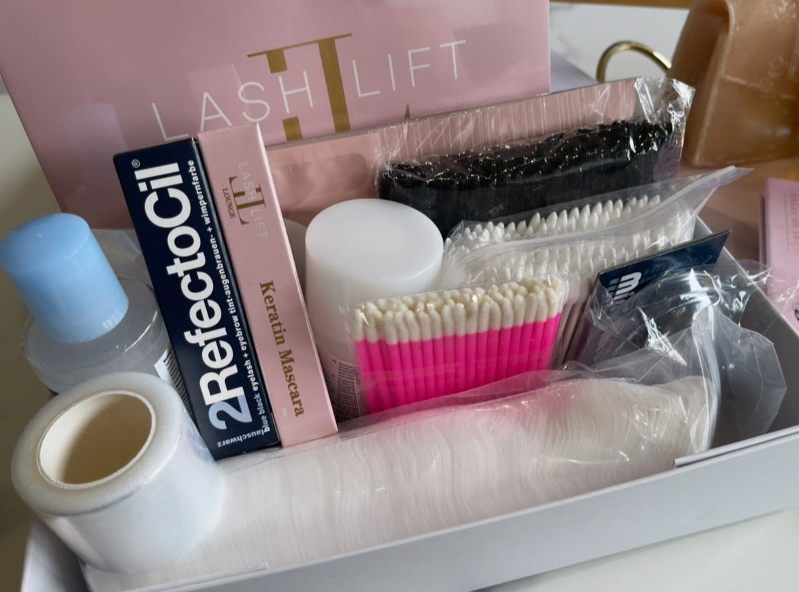 Professional Lash Lift Starter Kit included with online lash lift course