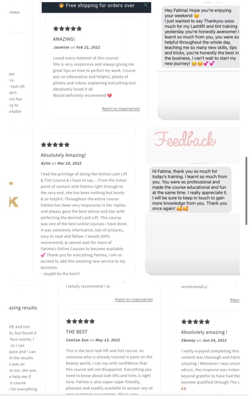 Lash Lift & Tint Online Course with Starter Kit