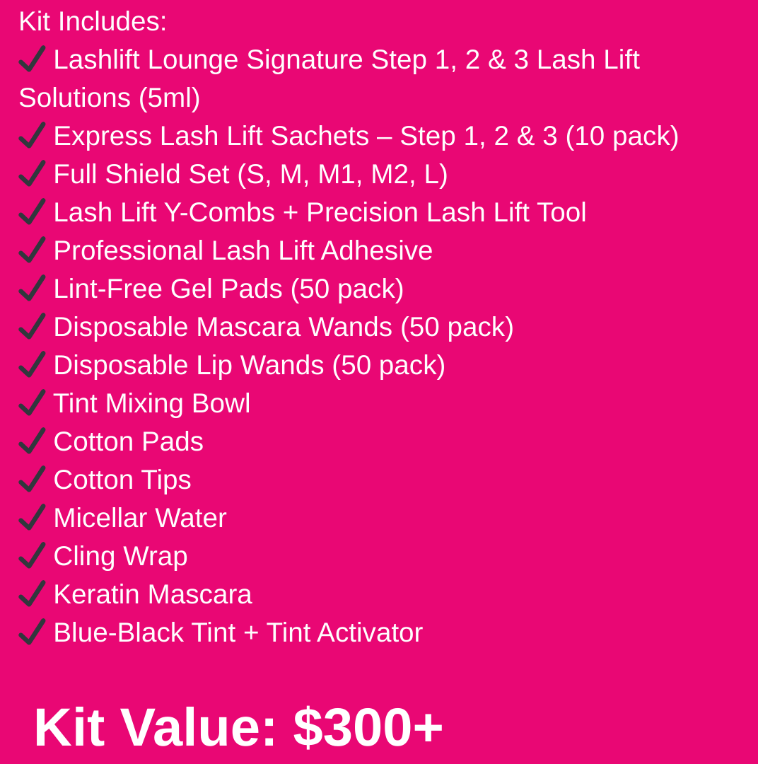 Online Lashlift & Tint Course - TRAINING EXPERIENCE