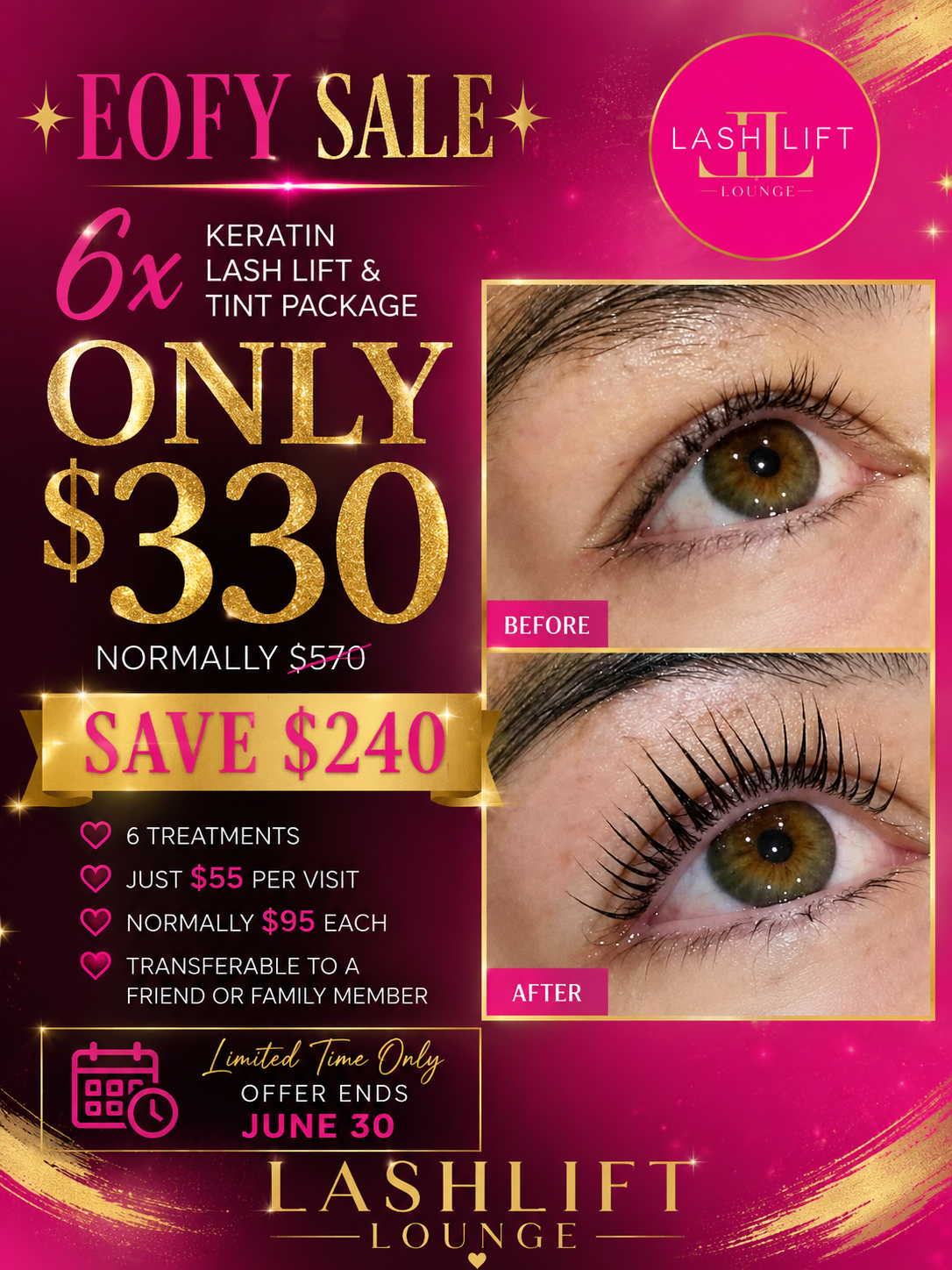 ✨ EOFY Lash Lift Package ✨
