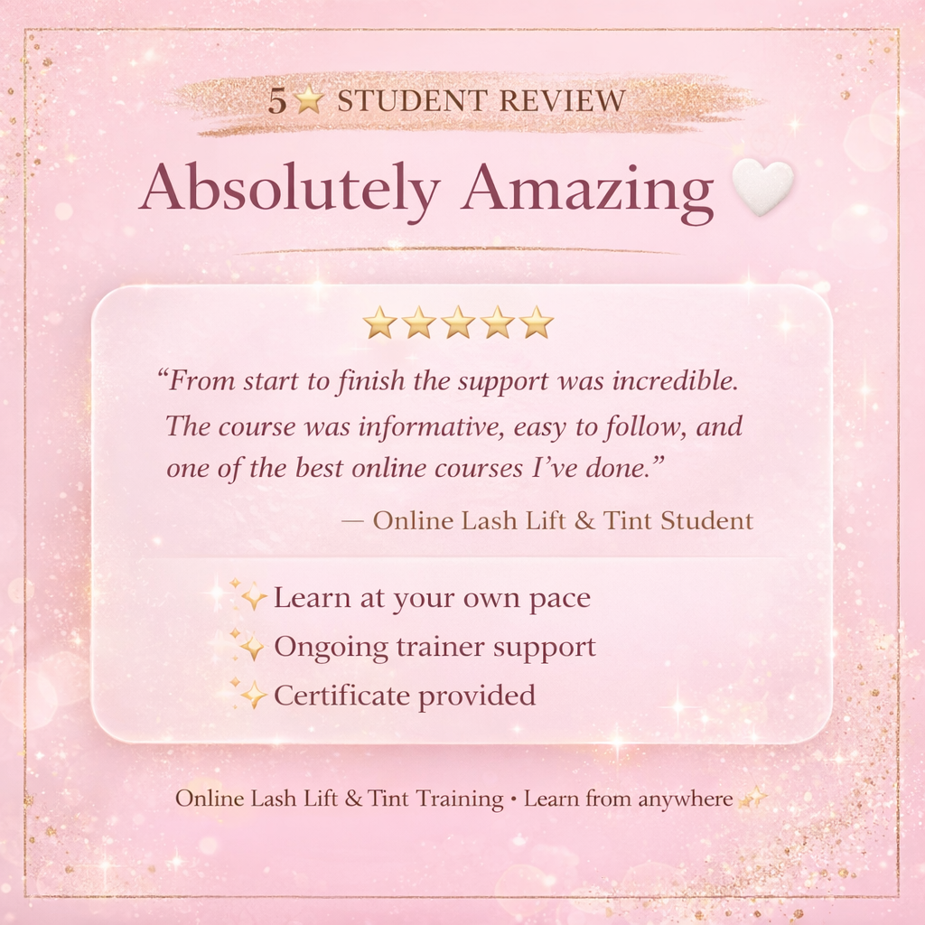 Lash Lift & Tint Online Course with Starter Kit