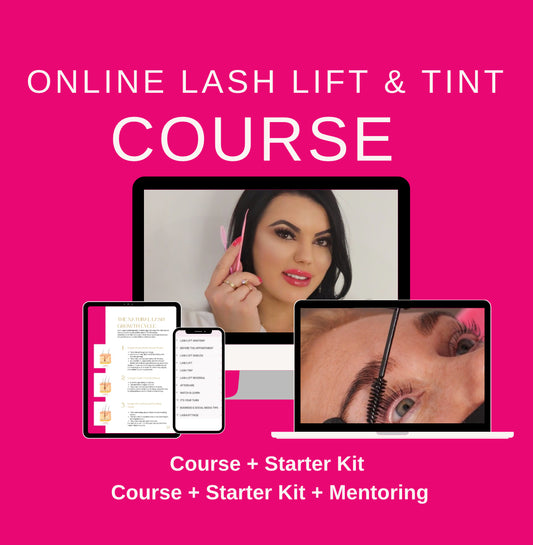 Beginner Lash Lift & Tint Online Course (Includes Starter Kit)