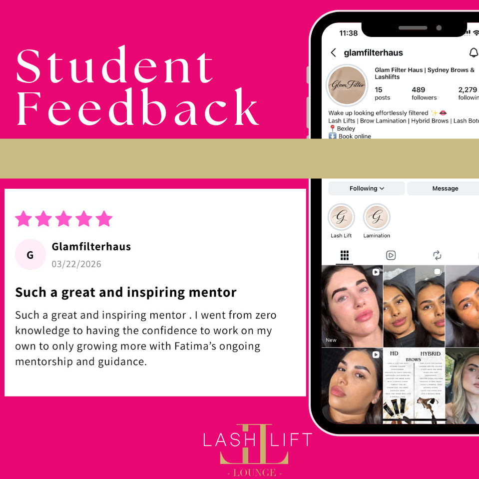 Step-by-step lash lift training online for beginners