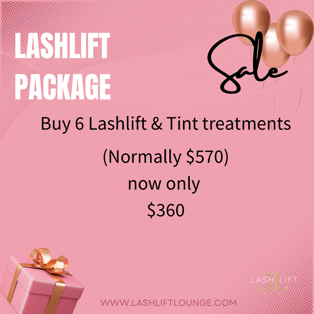 6 lashlift & tint treatment sale