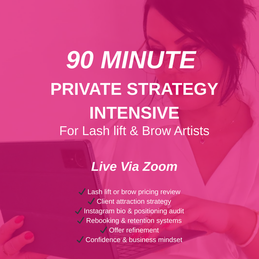 90-Minute Private Strategy Intensive (Live via Zoom)