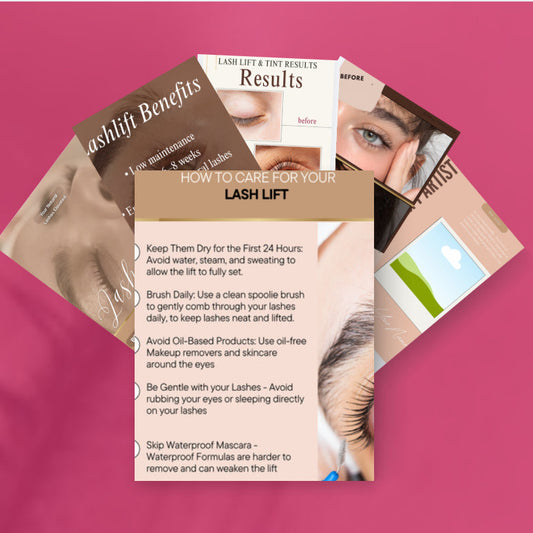 10 Lash Lift Instagram Canva Templates