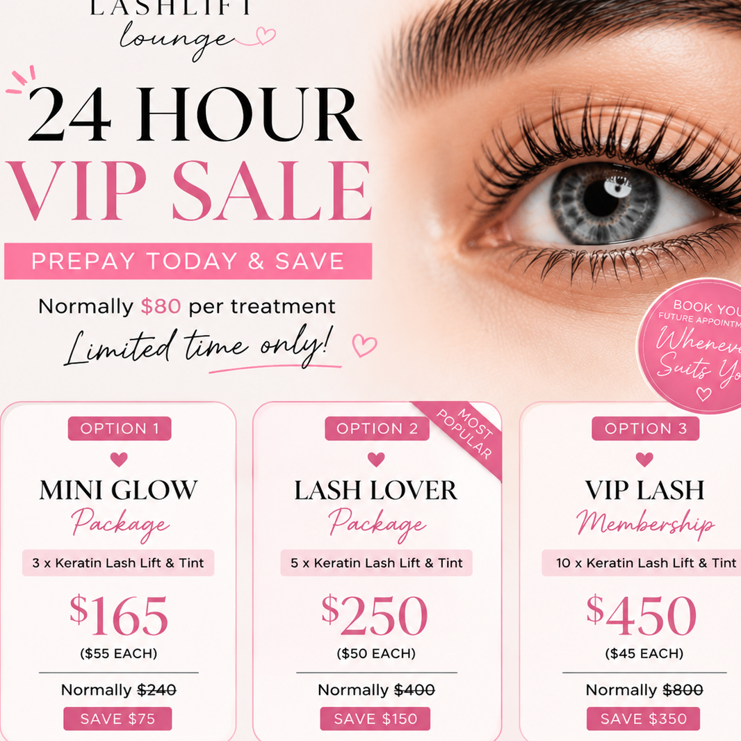 ⭐ Lash Lover Package (Most Popular)