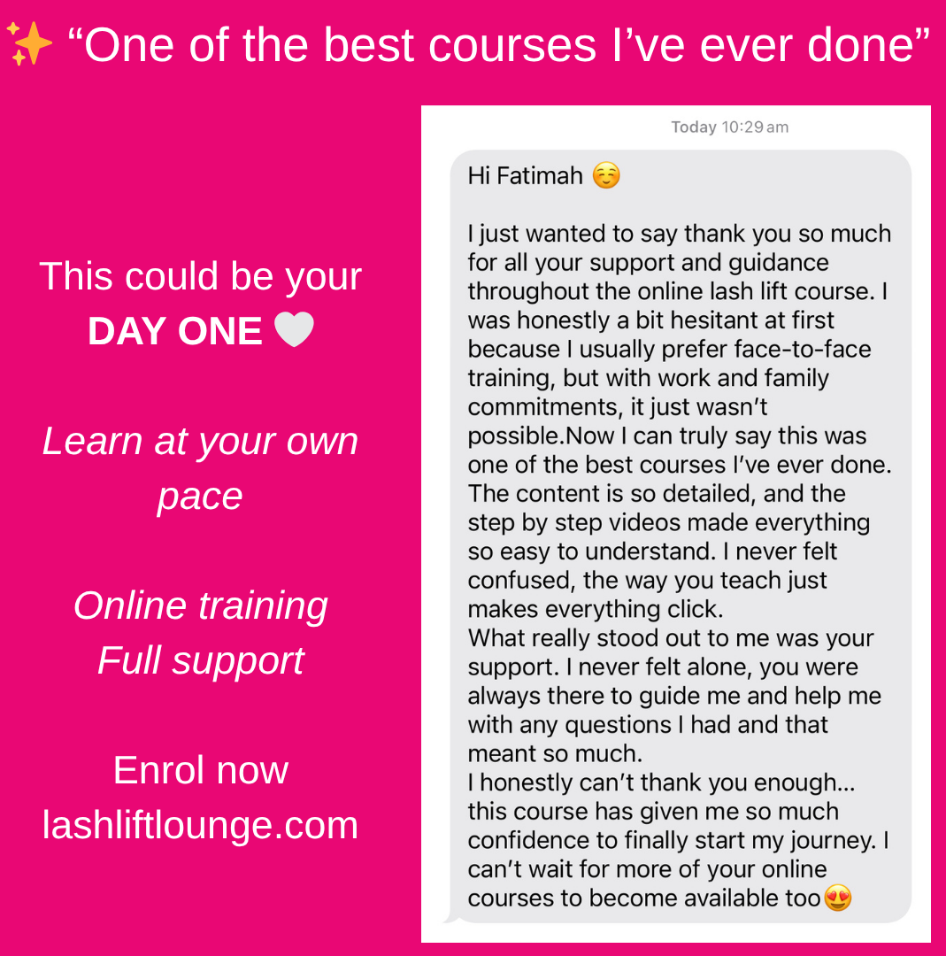 Online Lash Lift & Tint Course + Kit (Most Popular⭐️)